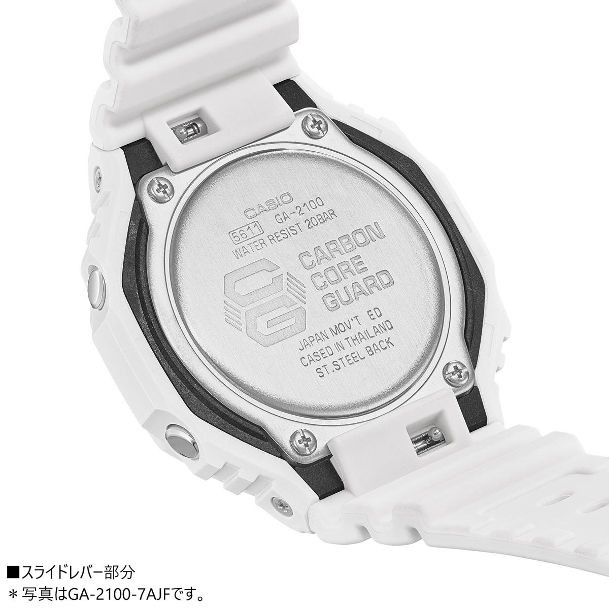 G-SHOCK ウォッチバンド BANDGS02P-7JR スライドレバー式 交換用バンド 替えバンド ベルト 樹脂 ホワイト CASIO カシオ