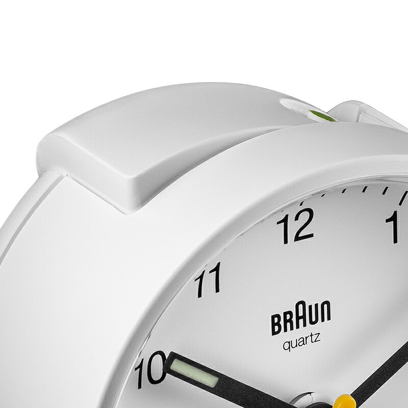 BRAUN ブラウン アラームクロック BC01W アナログ 目覚まし時計 置時計 Alarm Clock 69mm ホワイト