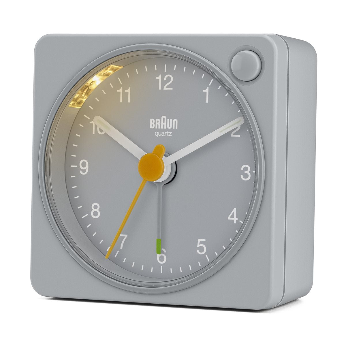 BRAUN ブラウン アラームクロック BC02XG アナログ 目覚まし時計 置時計 Alarm Clock 57mm グレー