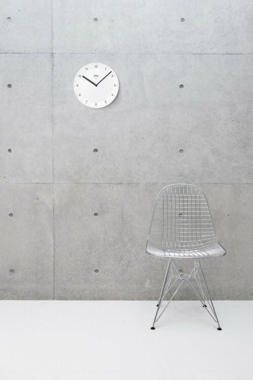 BRAUN ブラウン ウォールクロック BC06W アナログ 掛け時計 Wall Clock 200mm ホワイト