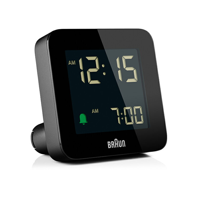 BRAUN ブラウン アラームクロック BC09B デジタル 目覚まし時計 置時計 Digital Clock 75mm ブラック
