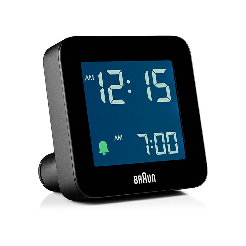 BRAUN ブラウン アラームクロック BC09B デジタル 目覚まし時計 置時計 Digital Clock 75mm ブラック