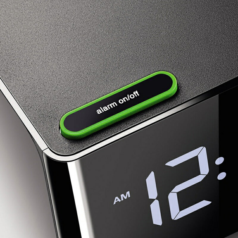 BRAUN ブラウン ウルトラスリム デジタル アラームクロック BC16B 目覚まし時計 置時計 Digital Alarm Clock 140mm ブラック