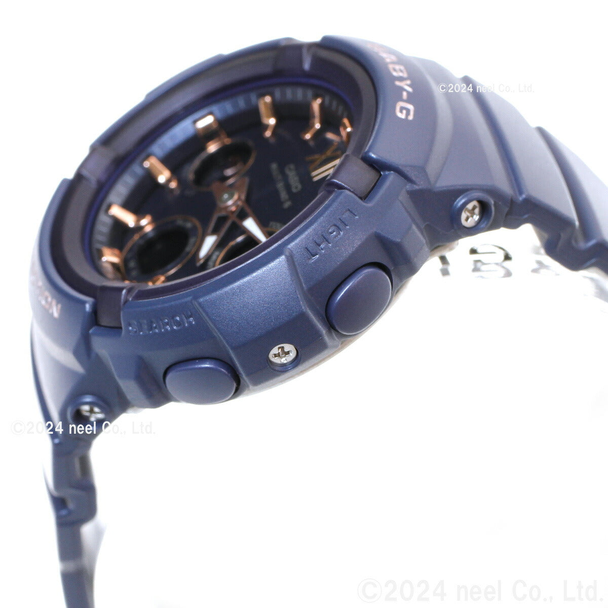 BABY-G ベビーG カシオ BGA-2800シリーズ BGA-2800-2AJF レディース 腕時計 電波ソーラー アナデジ 樹脂バンド ネイビー