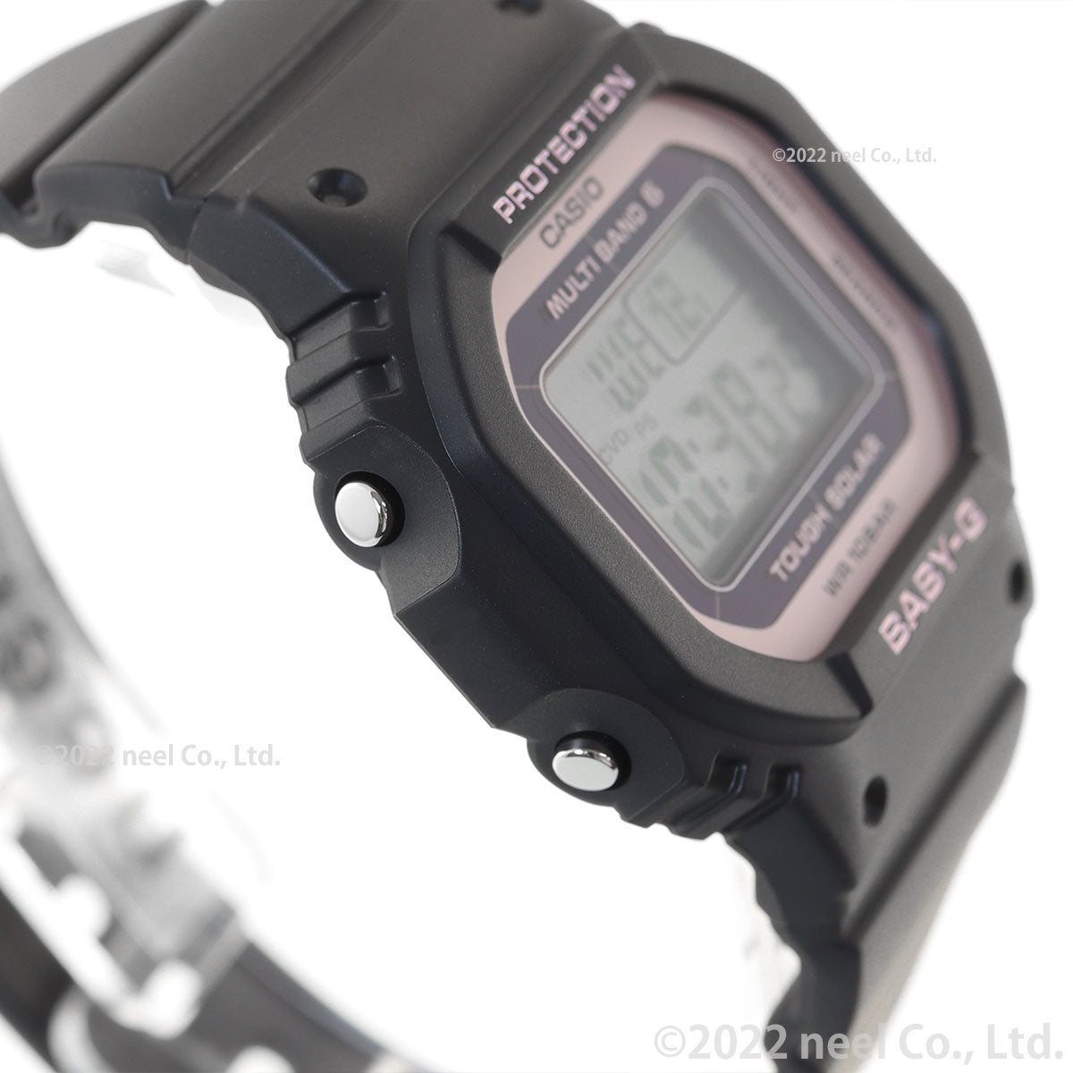 BABY-G カシオ ベビーG レディース 電波 ソーラー 腕時計 タフソーラー ブラック×ピンク BGD-5650-1BJF