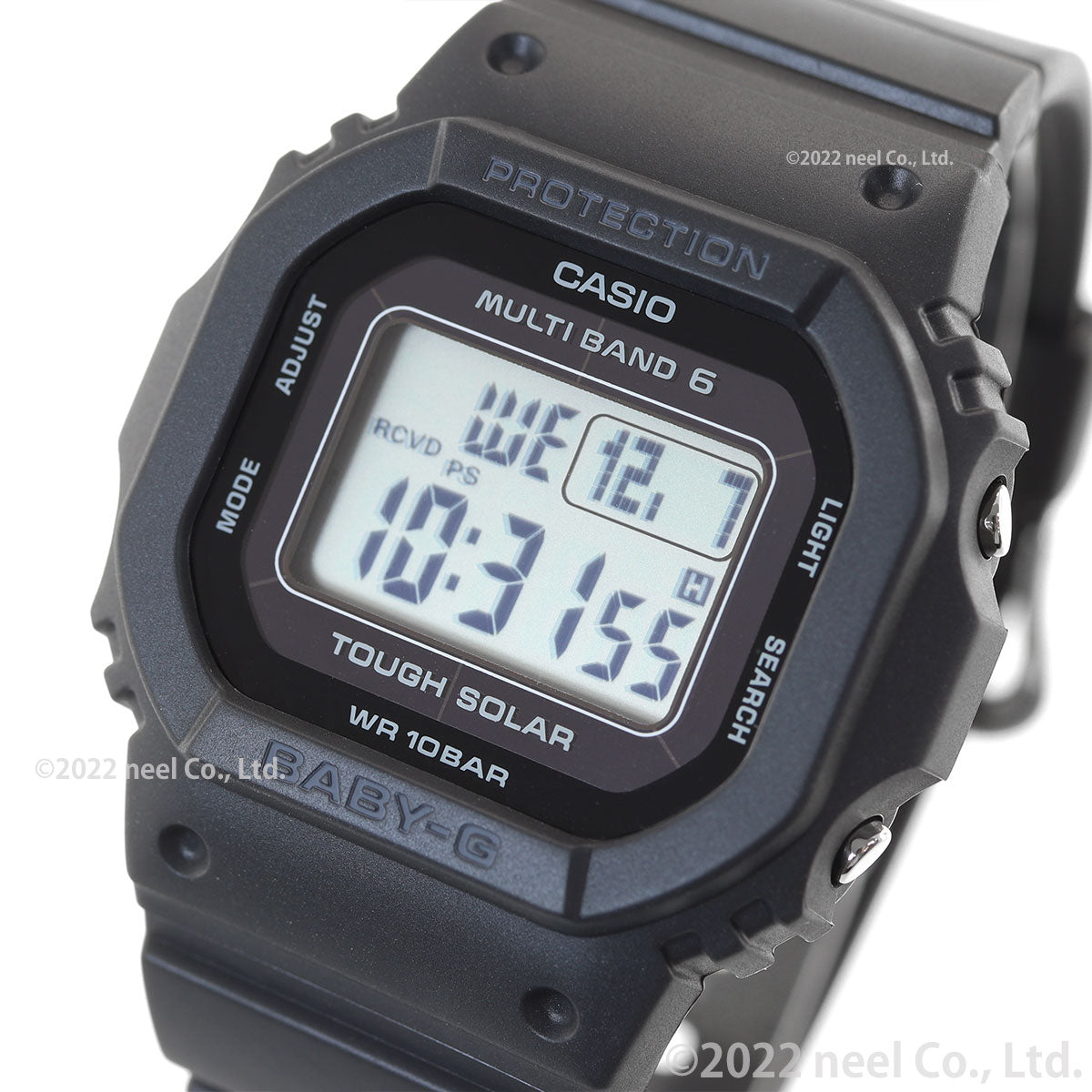 BABY-G カシオ ベビーG レディース 電波 ソーラー 腕時計 タフソーラー オールブラック BGD-5650-1JF