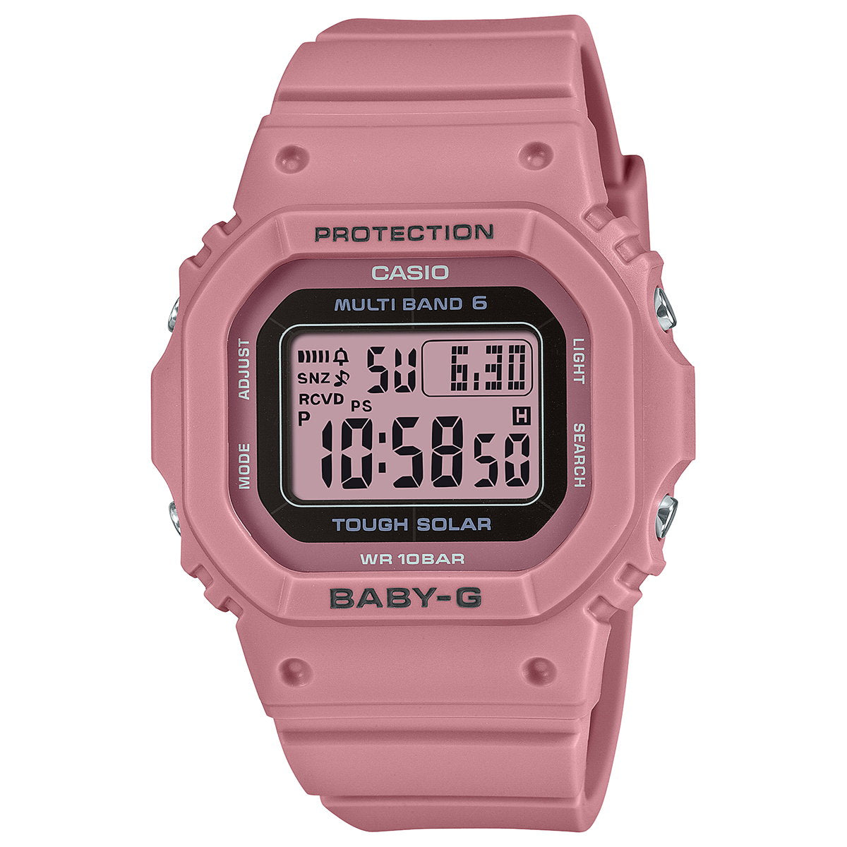 BABY-G カシオ ベビーG レディース 電波 ソーラー 腕時計 タフソーラー BGD-5650-4JF スモーキーピンク