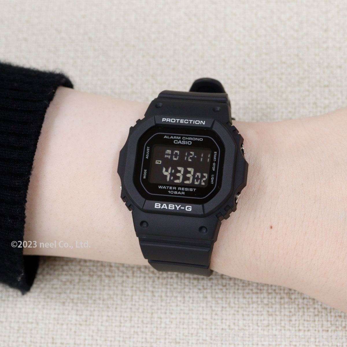 BABY-G カシオ ベビーG レディース デジタル 腕時計 BGD-565U-1JF ブラック