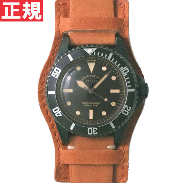 ヴァーグウォッチ VAGUE WATCH Co. 腕時計 BLK SUB!+GUIDI HAND STITCH!+BASE ホースレザー ステッチベルト BS-L-HB002
