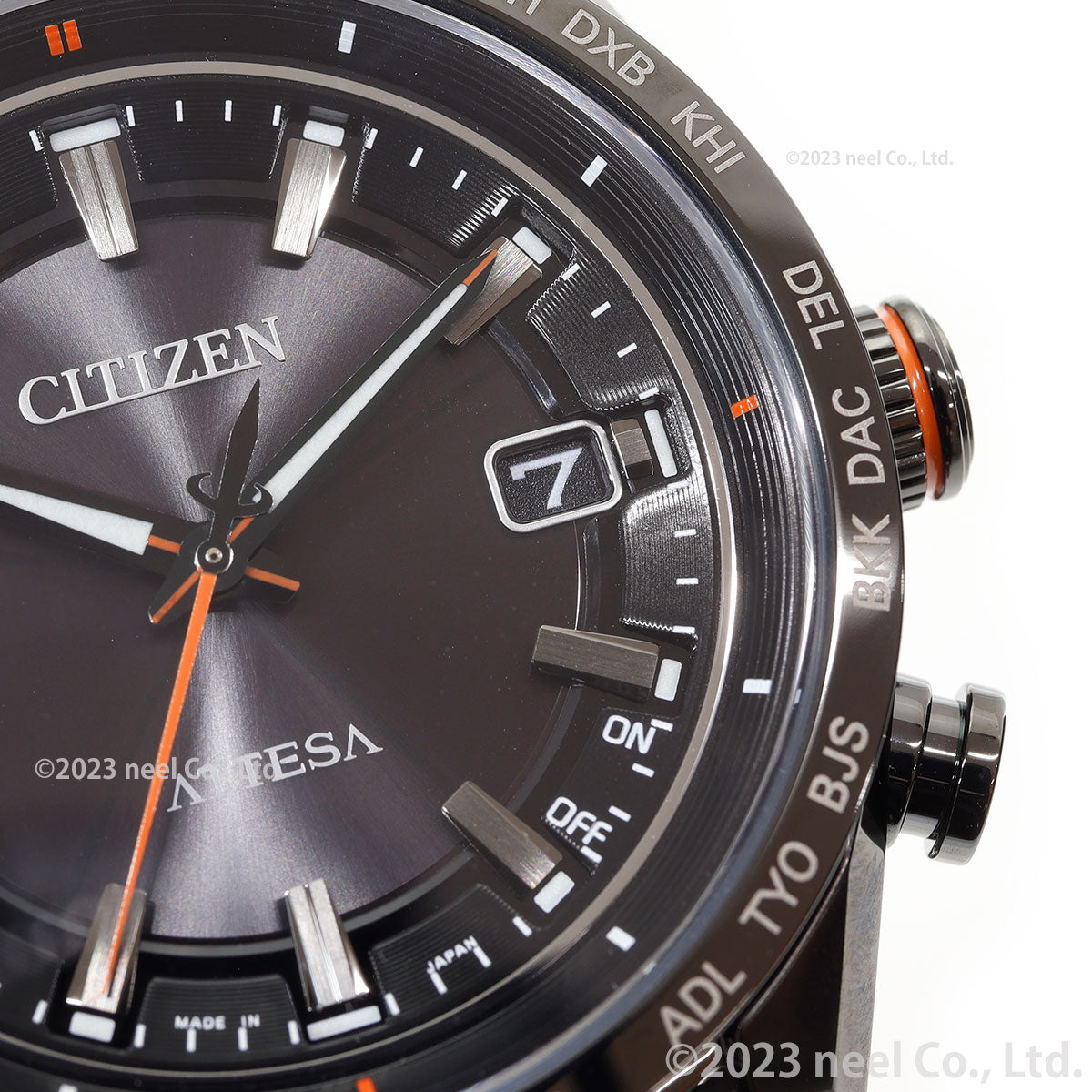 シチズン アテッサ CITIZEN ATTESA エコドライブ 電波時計 腕時計 メンズ CB0286-61E ACT Line Black Titanium Series【2024 新作】