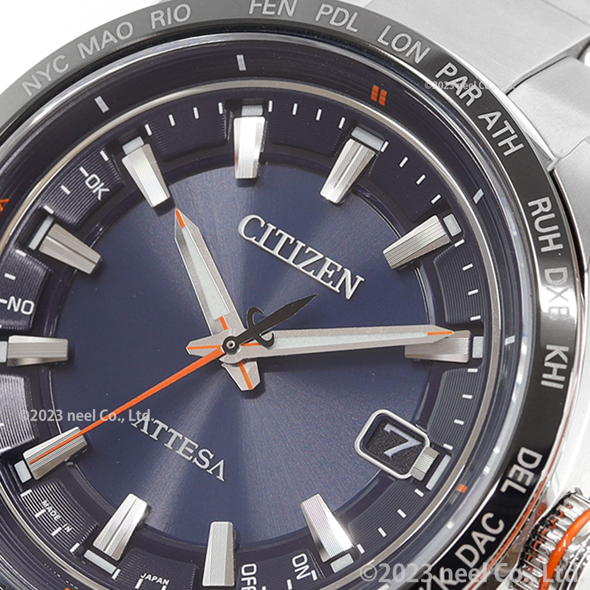 シチズン アテッサ CITIZEN ATTESA エコドライブ 電波時計 腕時計 メンズ CB0287-68L ACT Line Black Titanium Series【2024 新作】