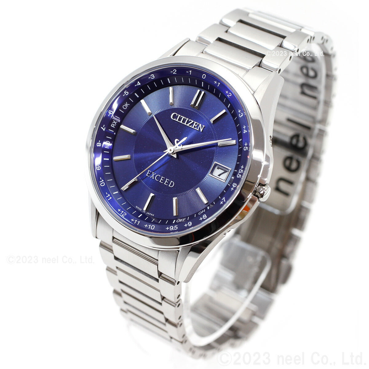 シチズン エクシード CITIZEN EXCEED エコドライブ 電波時計 ダイレクトフライト メンズ 腕時計 ペアモデル CB1110-61L