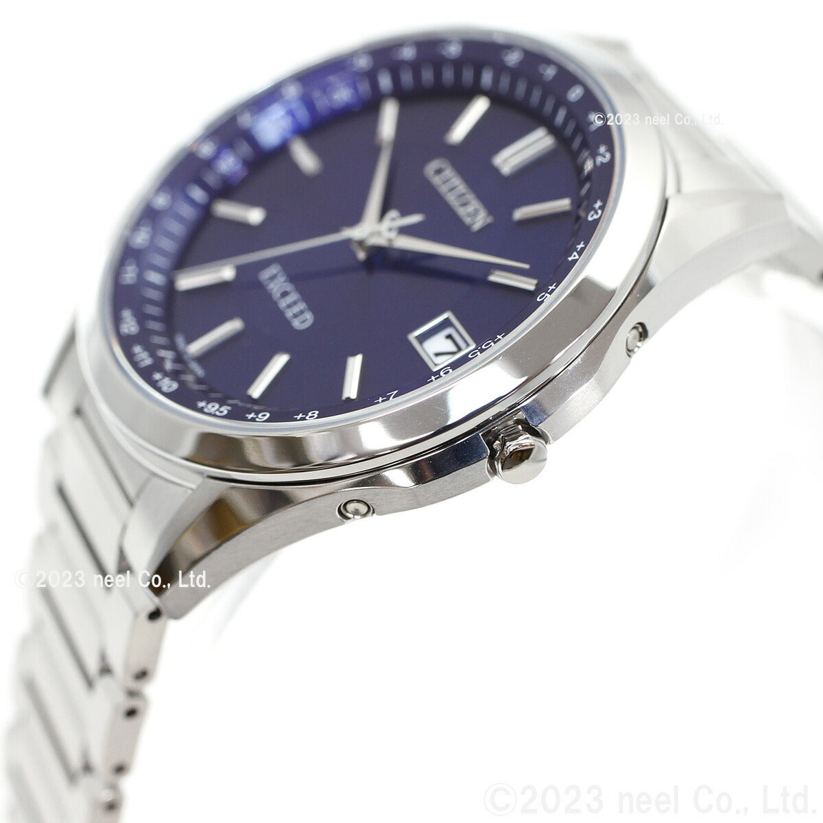 シチズン エクシード CITIZEN EXCEED エコドライブ 電波時計 ダイレクトフライト メンズ 腕時計 ペアモデル CB1110-61L