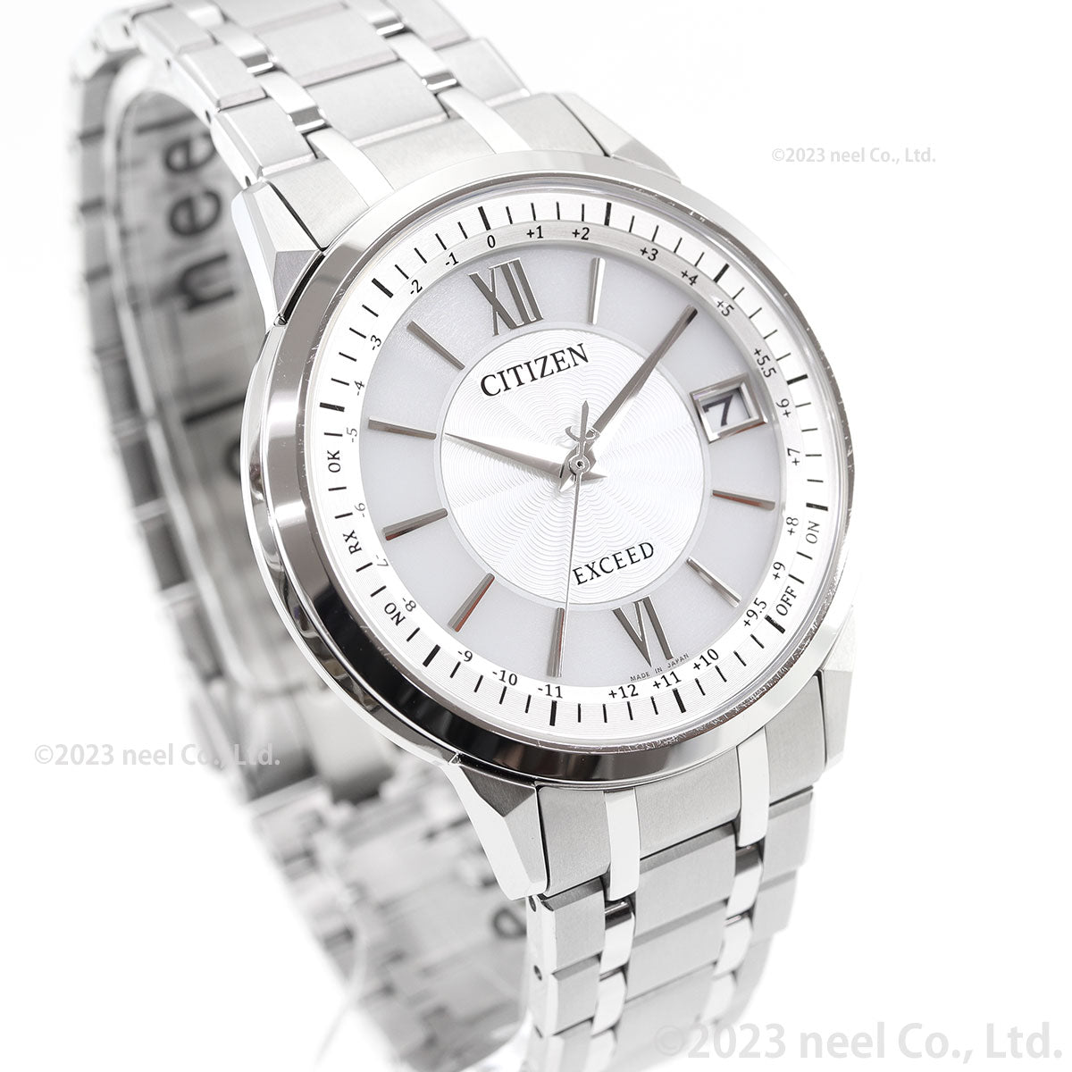 シチズン エクシード CITIZEN EXCEED エコドライブ 電波時計 腕時計 メンズ ダイレクトフライト CB1140-61D【2024 新作】