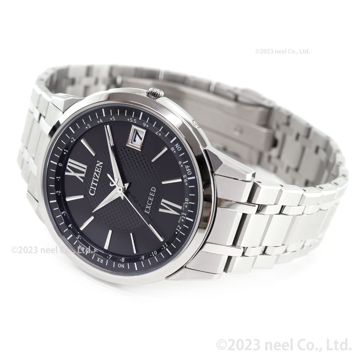 シチズン エクシード CITIZEN EXCEED エコドライブ 電波時計 腕時計 メンズ ダイレクトフライト CB1140-61E【2024 新作】