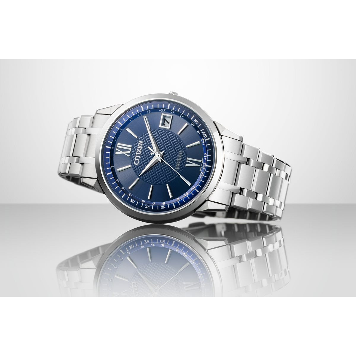シチズン エクシード CITIZEN EXCEED エコドライブ 電波時計 腕時計 メンズ ダイレクトフライト CB1140-61L【2024 新作】
