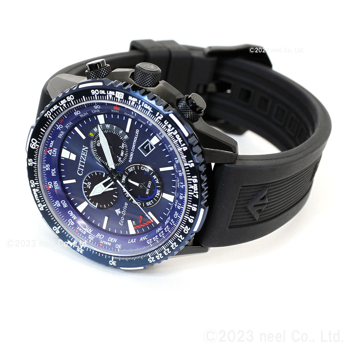 シチズン プロマスター スカイ CITIZEN PROMASTER SKY エコドライブ 電波時計 ダイレクトフライト 腕時計 メンズ クロノグラフ CB5006-02L
