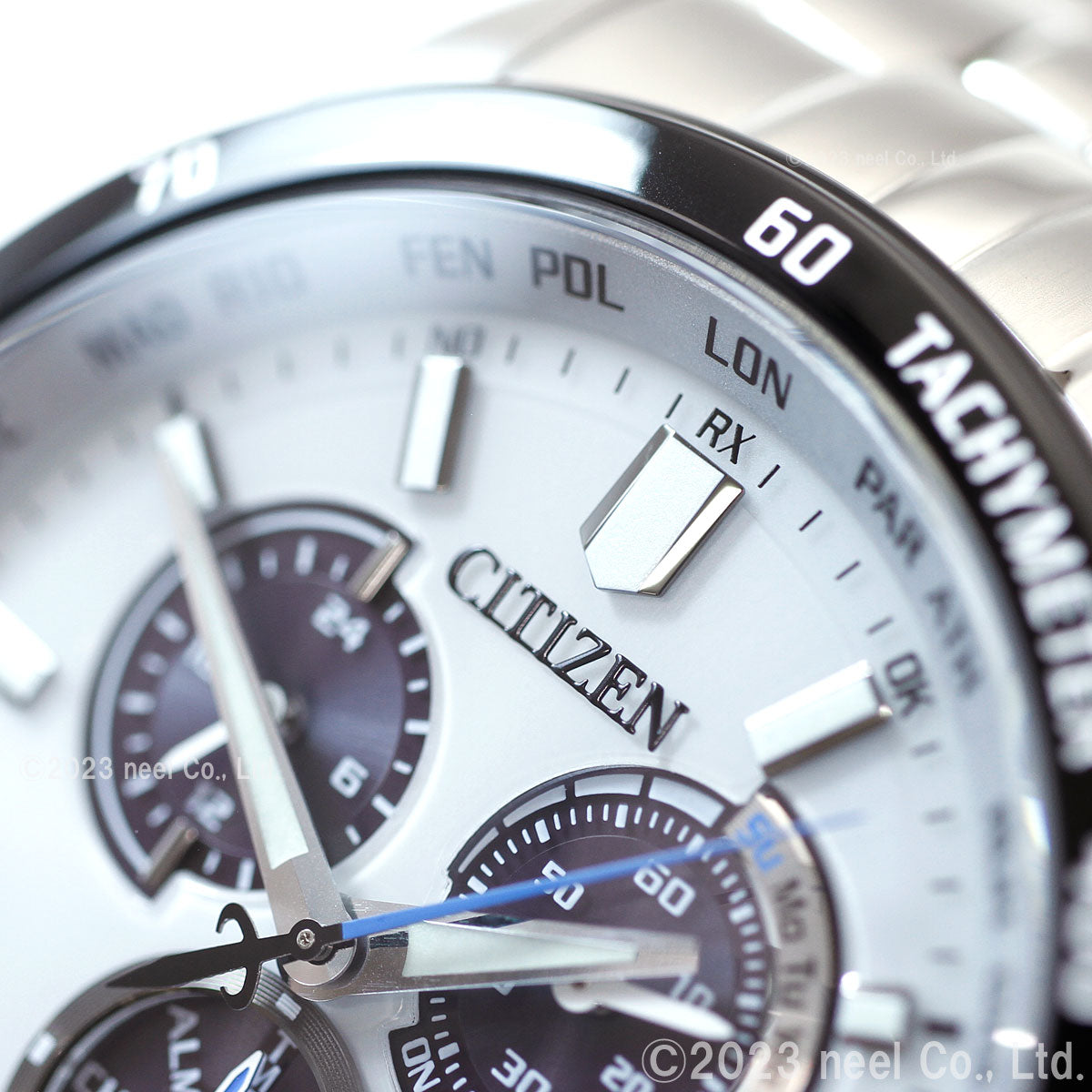 シチズンコレクション CITIZEN COLLECTION エコドライブ ソーラー 電波時計 腕時計 メンズ ダイレクトフライト クロノグラフ CB5874-90A