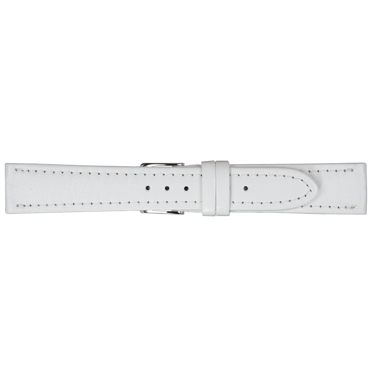 ミモザ MIMOSA 腕時計 替えバンド ベルト メンズ Eカーフ カーフ 20mm ホワイト/シルバー 時計 時計バンド 時計ベルト 革 牛革