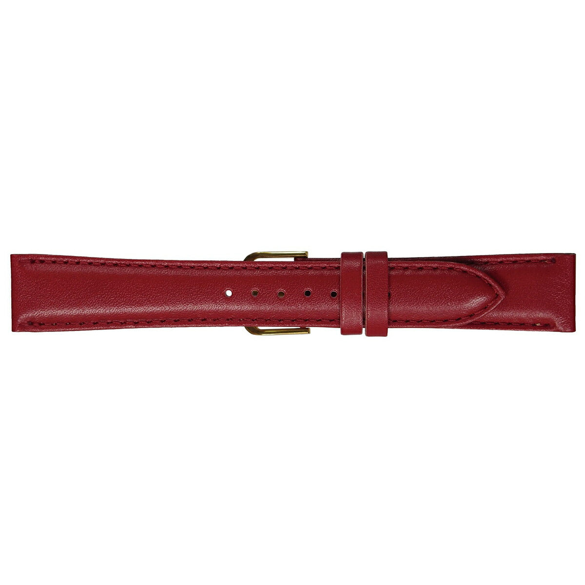 ミモザ MIMOSA 腕時計 替えバンド ベルト メンズ ベビーカーフKC カーフ 20mm ワイン/ゴールド 時計 時計バンド 時計ベルト 革 牛革