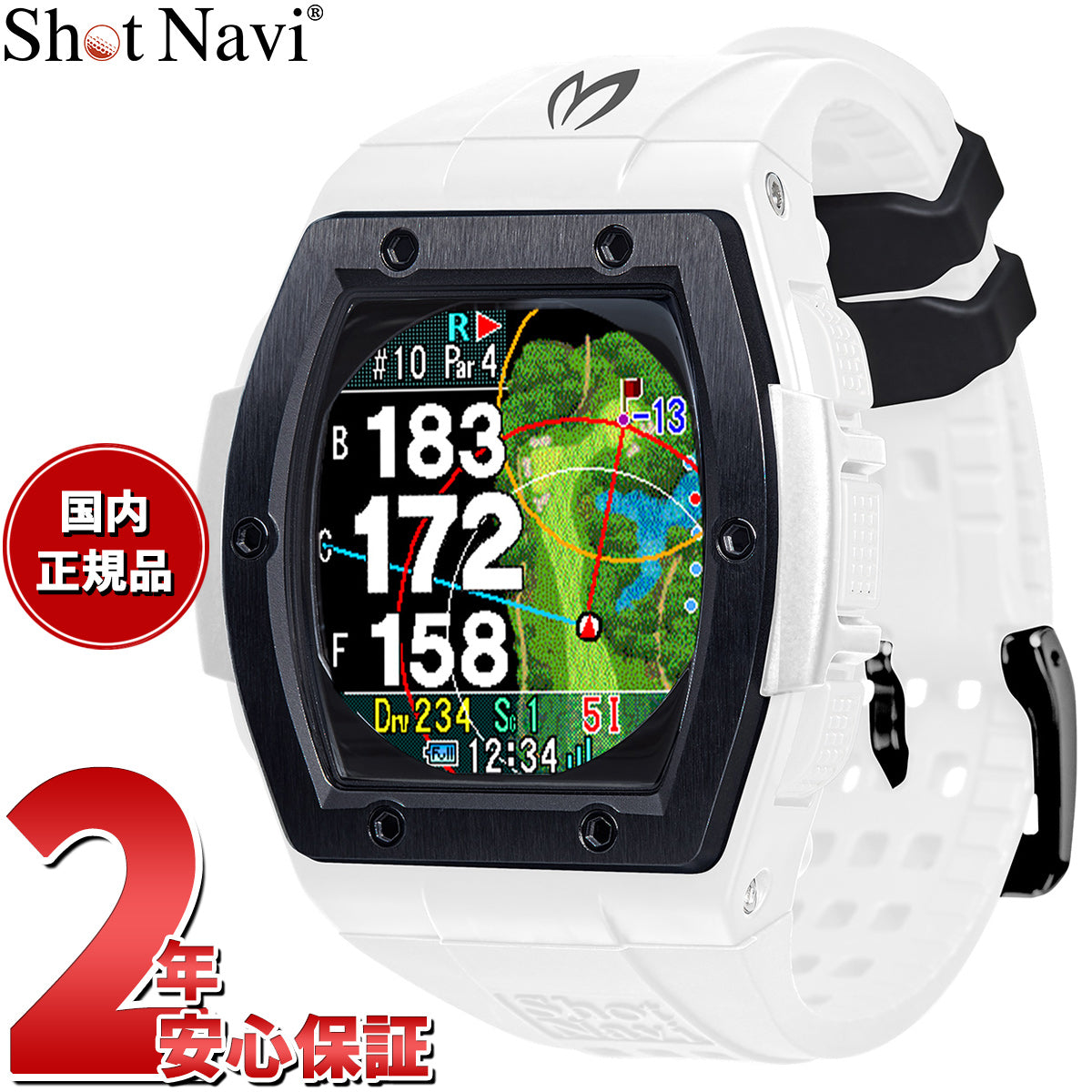 ショットナビ Shot Navi クレスト Crest MASTER BUNNY EDITION 腕時計型 GPS ゴルフナビ 距離測定器 距離計測器  スマートウォッチ