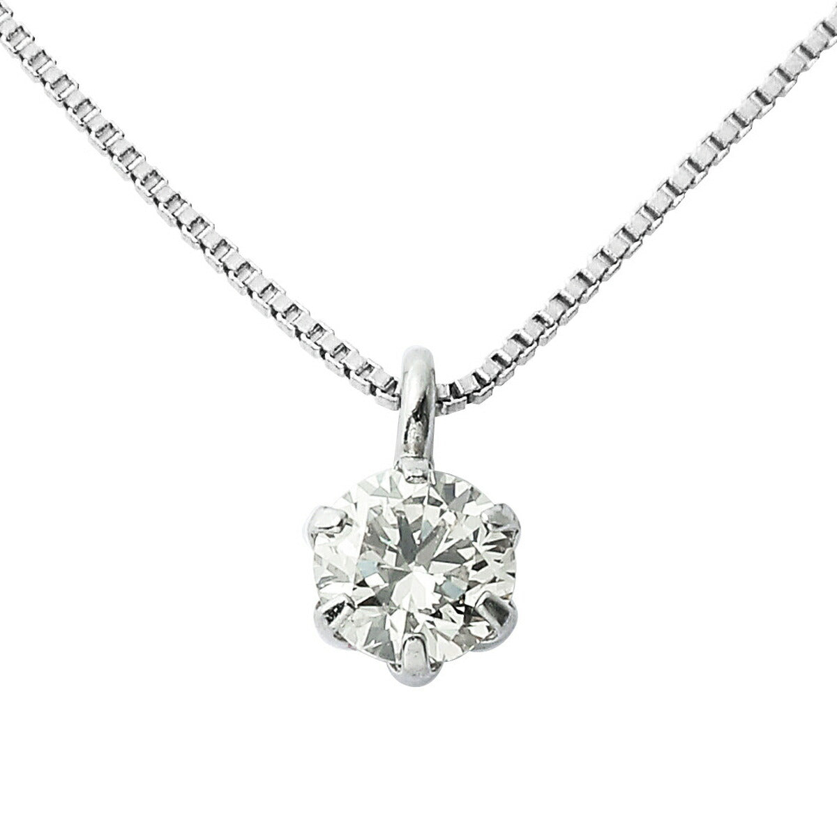 ダイヤモンド ネックレス 0.1カラット 0.1ct プラチナ D15041938 UGL鑑別カード付