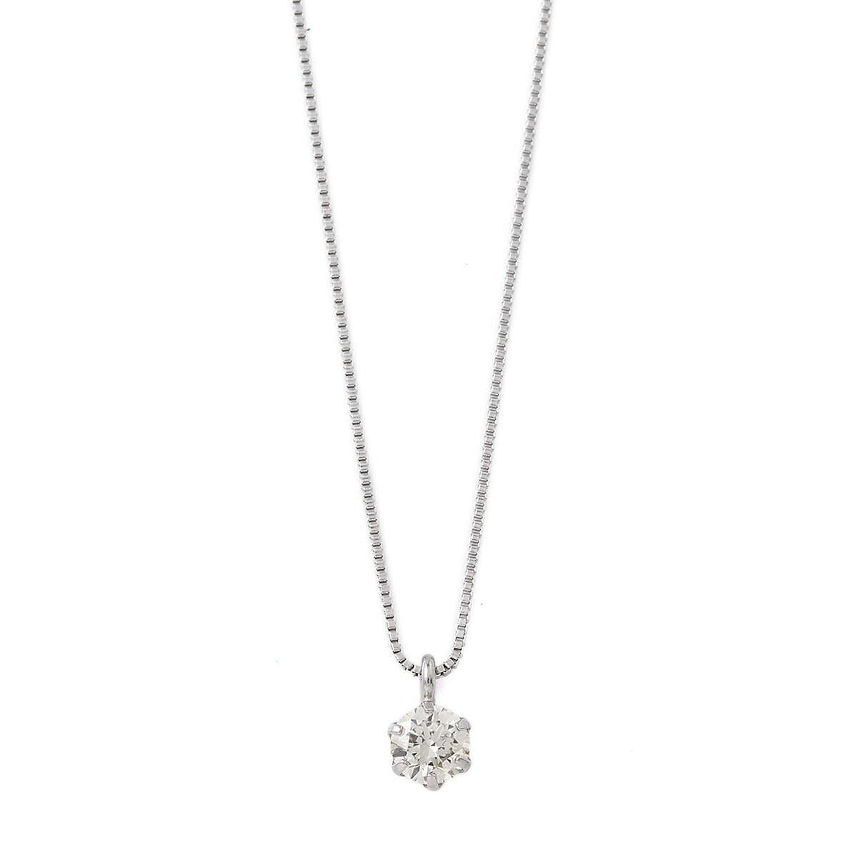 ダイヤモンド ネックレス 0.1カラット 0.1ct プラチナ D15041938 UGL鑑別カード付