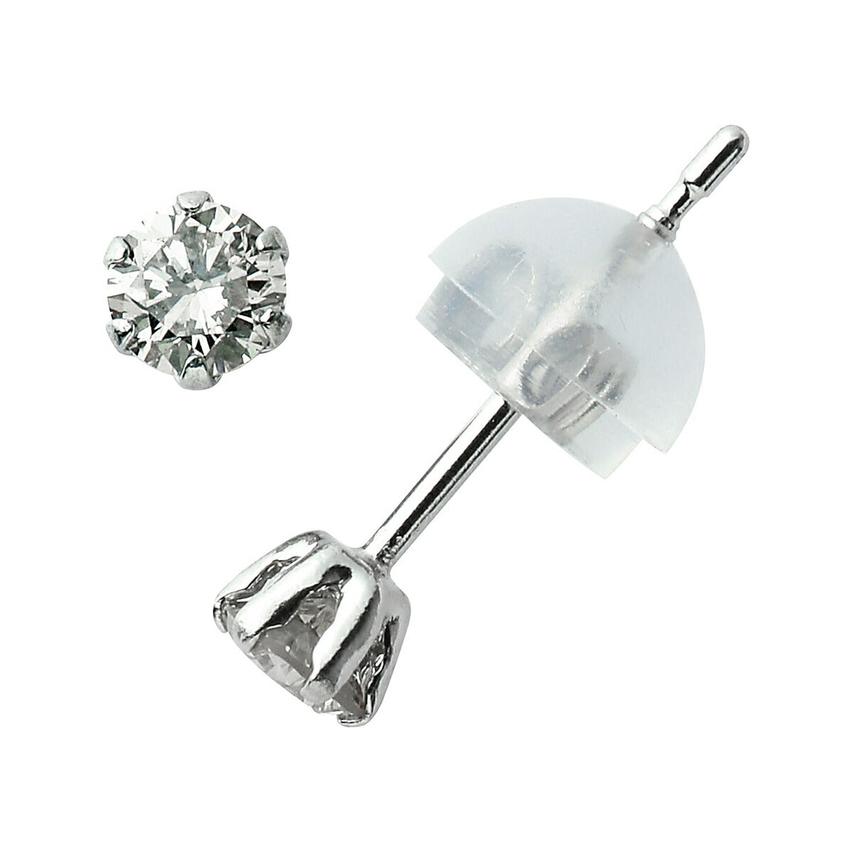ダイヤモンド ピアス 0.3カラット 0.3ct プラチナ DVTP30PD