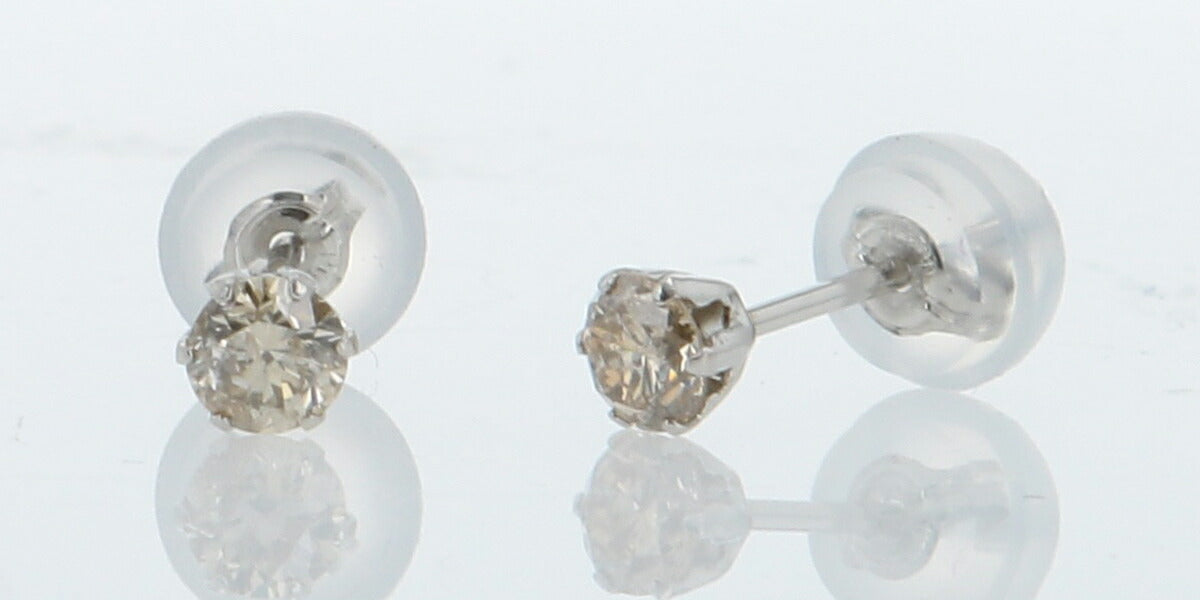ダイヤモンド ピアス 0.3カラット 0.3ct プラチナ DVTP30PD