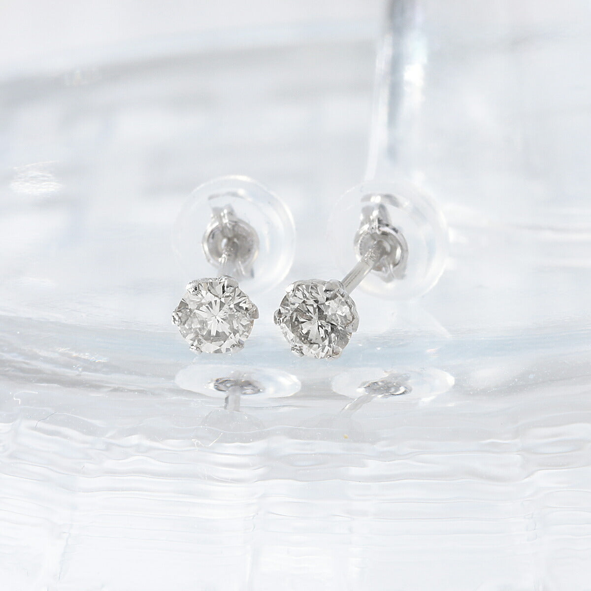 ダイヤモンド ピアス 0.3カラット 0.3ct プラチナ DVTP30PD
