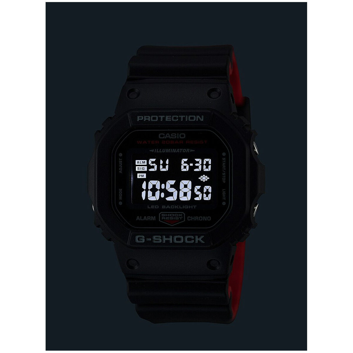 G-SHOCK デジタル カシオ Gショック CASIO 限定モデル 腕時計 メンズ DW-5600UHR-1JF LEDバックライト【2024 新作】
