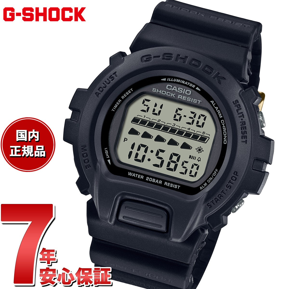 G-SHOCK カシオ Gショック CASIO 40th Anniversary REMASTER BLACK DW-6640RE-1JR デジタル  腕時計 メンズ リマスター ブラック【2023 新作】