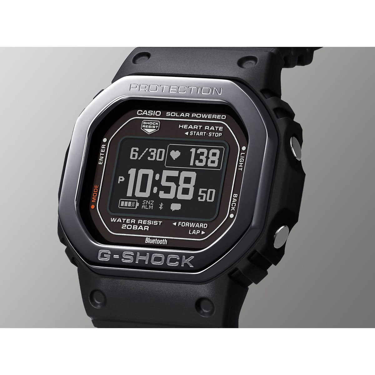 G-SHOCK G-SQUAD カシオ Gショック ジースクワッド CASIO DW-H5600MB-1JR Bluetooth搭載 USB充電対応 ソーラー 腕時計 メンズ スマートフォンリンク