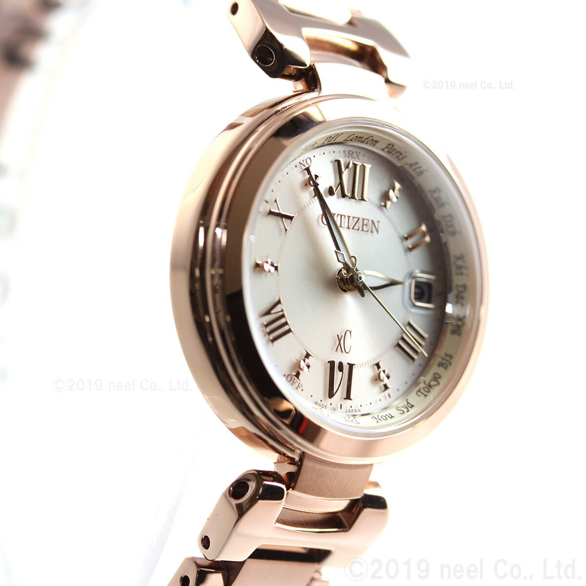 シチズン クロスシー CITIZEN xC エコドライブ ソーラー 電波時計 腕時計 レディース ハッピーフライト EC1032-54X