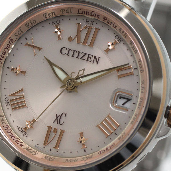 シチズン クロスシー CITIZEN XC エコドライブ ソーラー 電波時計 レディース 腕時計 HAPPY FLIGHT ハッピーフライト EC1034-59W【シチズン クロスシー】【正規品】【送料無料】