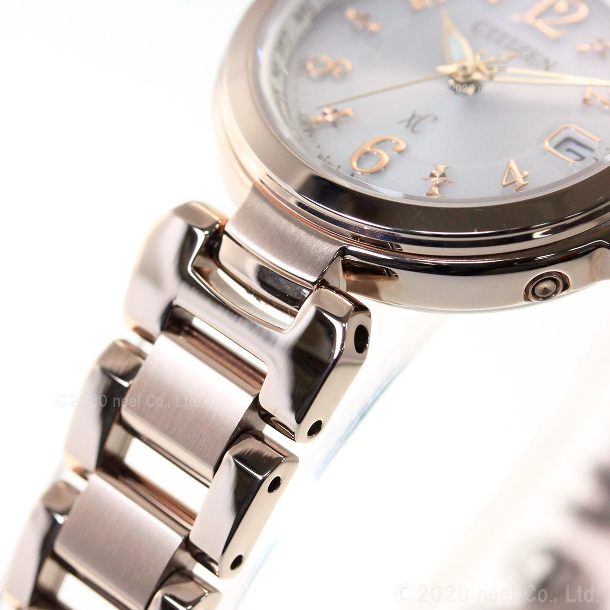 シチズン クロスシー CITIZEN xC エコドライブ 電波時計 ハッピーフライト 腕時計 レディース basic collection EC1037-51A