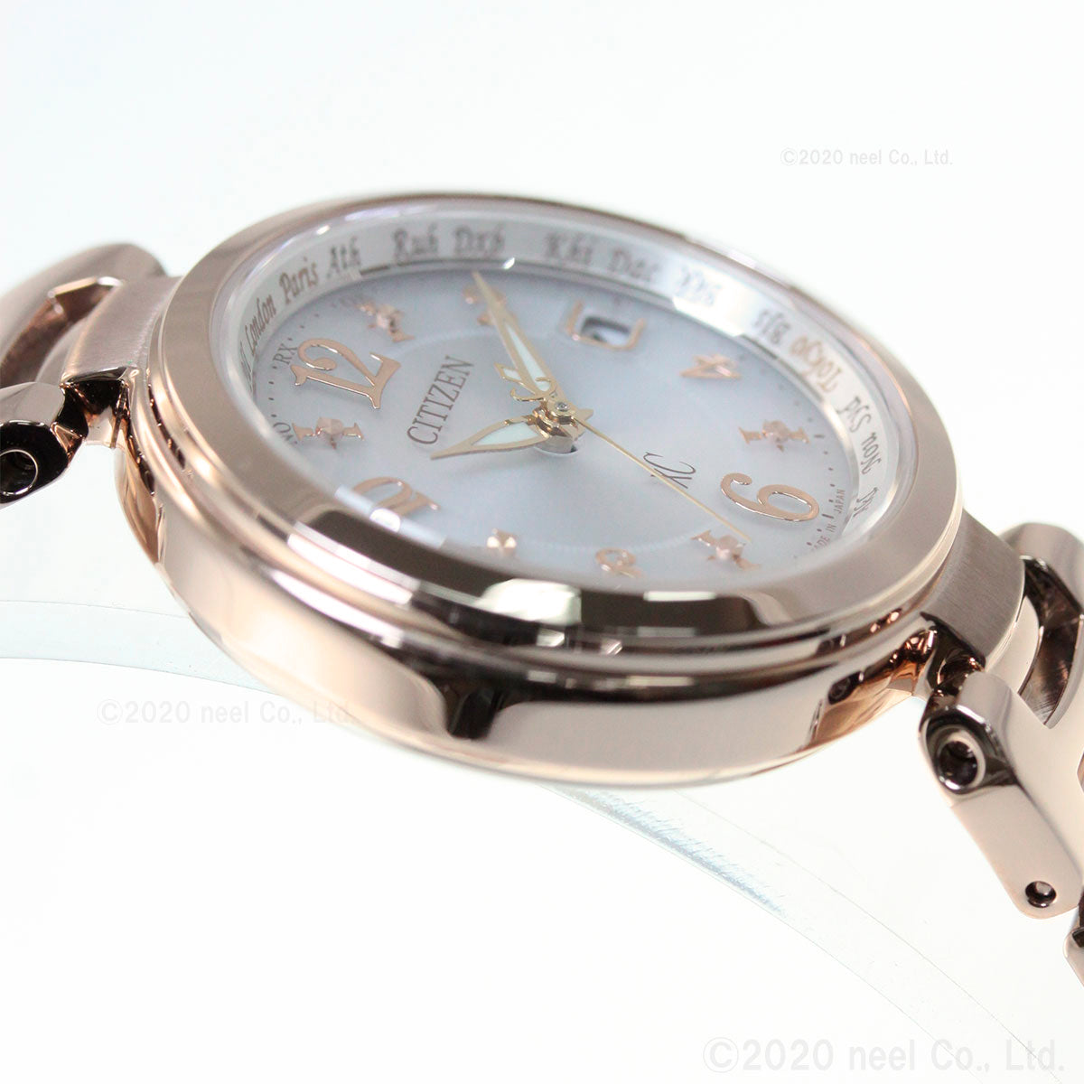 シチズン クロスシー CITIZEN xC エコドライブ 電波時計 ハッピーフライト 腕時計 レディース basic collection EC1037-51A