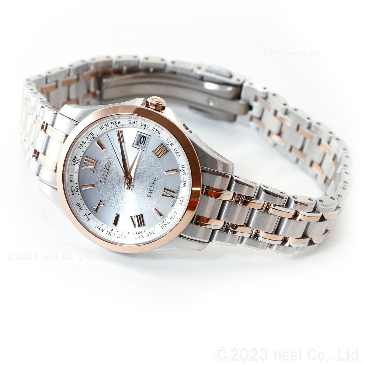 シチズン エクシード CITIZEN EXCEED エコドライブ ソーラー 電波時計 腕時計 レディース ペアウォッチ EC1124-58A