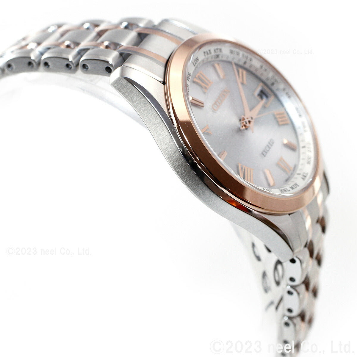 シチズン エクシード CITIZEN EXCEED エコドライブ ソーラー 電波時計 腕時計 レディース ペアウォッチ EC1124-58A