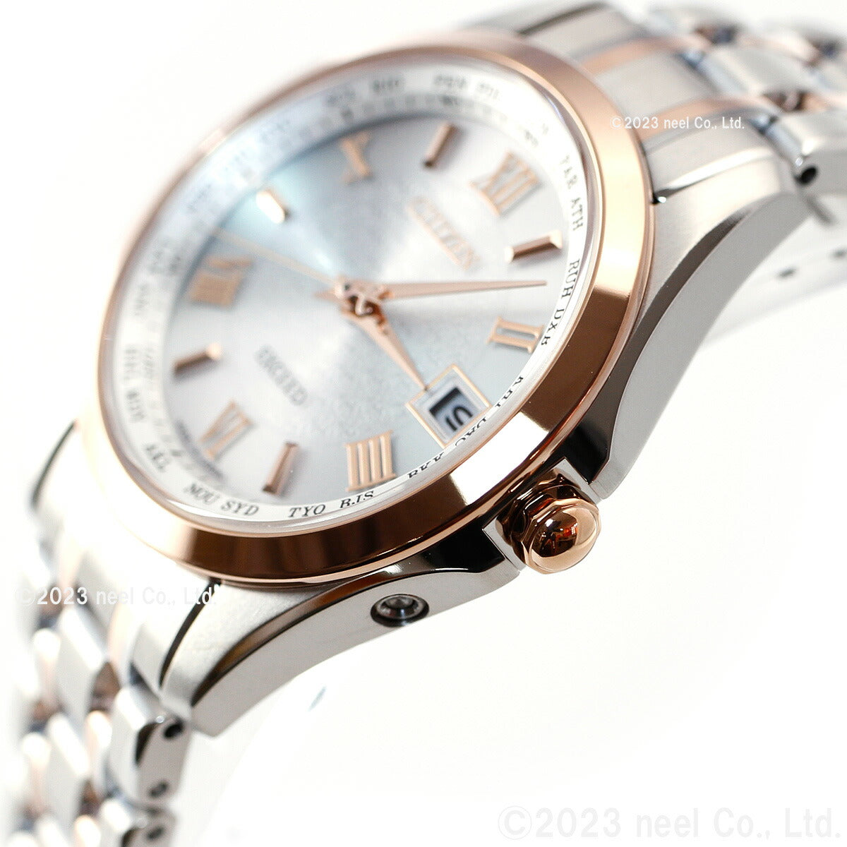 シチズン エクシード CITIZEN EXCEED エコドライブ ソーラー 電波時計 腕時計 レディース ペアウォッチ EC1124-58A