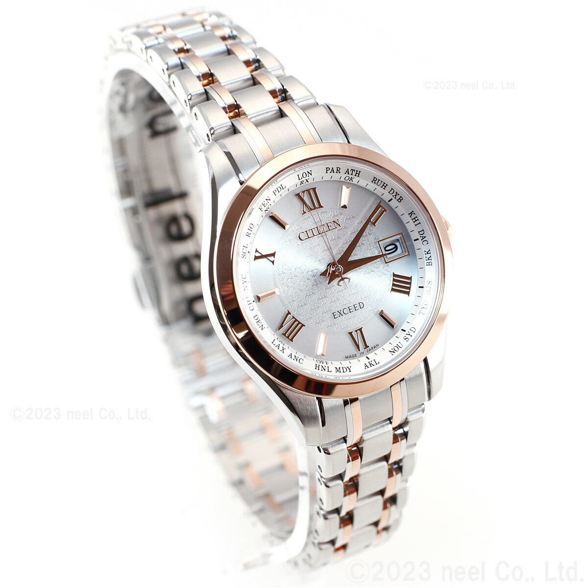 シチズン エクシード CITIZEN EXCEED エコドライブ ソーラー 電波時計 腕時計 レディース ペアウォッチ EC1124-58A