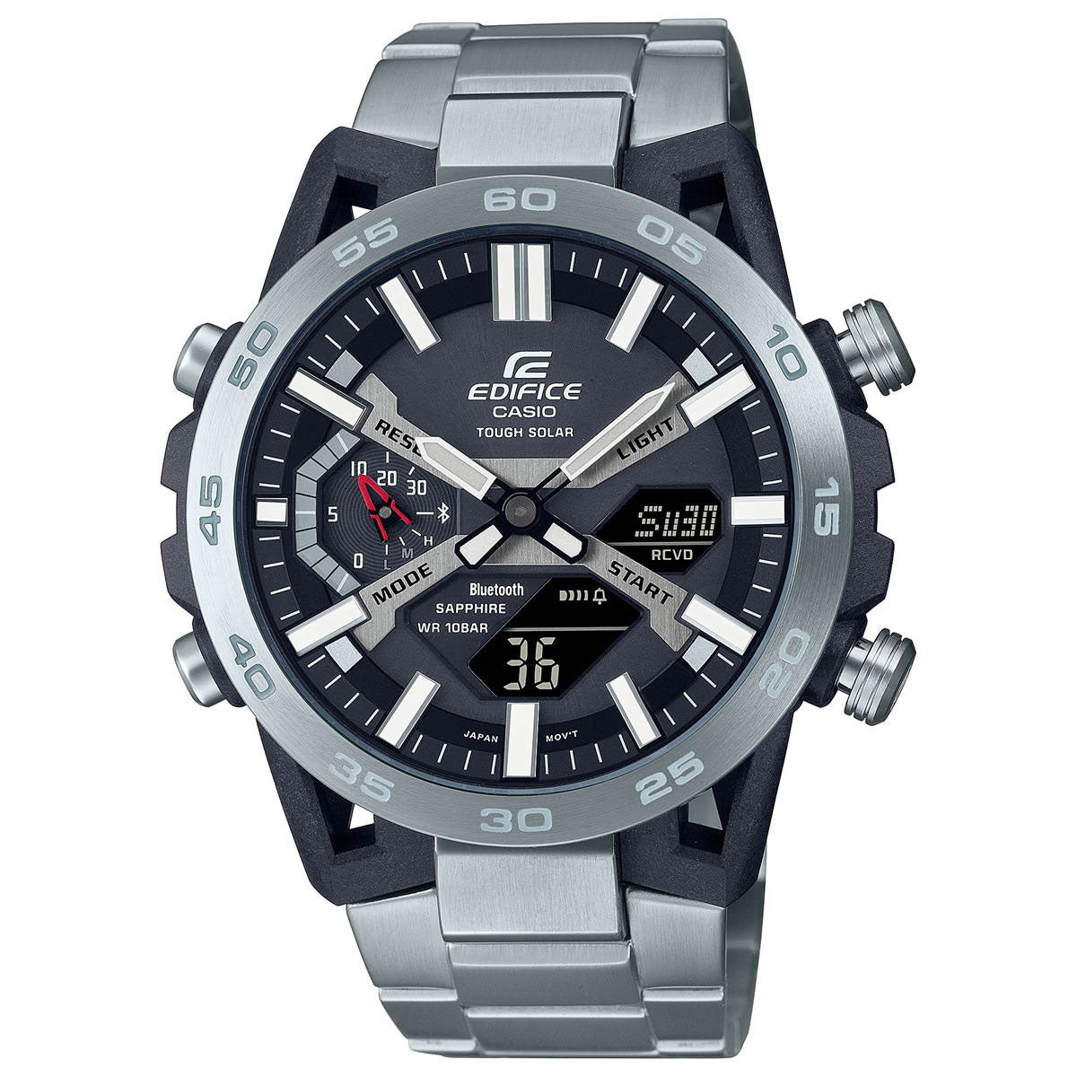 カシオ エディフィス CASIO EDIFICE SOSPENSIONE ソスペンシオーネ ECB-2000 ソーラー 腕時計 メンズ タフソーラー クロノグラフ ECB-2000YD-1AJF スマートフォンリンク