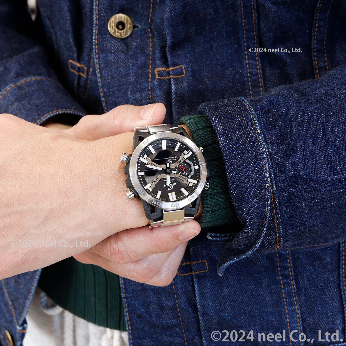 カシオ エディフィス CASIO EDIFICE SOSPENSIONE ソスペンシオーネ ECB-2000 ソーラー 腕時計 メンズ タフソーラー クロノグラフ ECB-2000YD-1AJF スマートフォンリンク