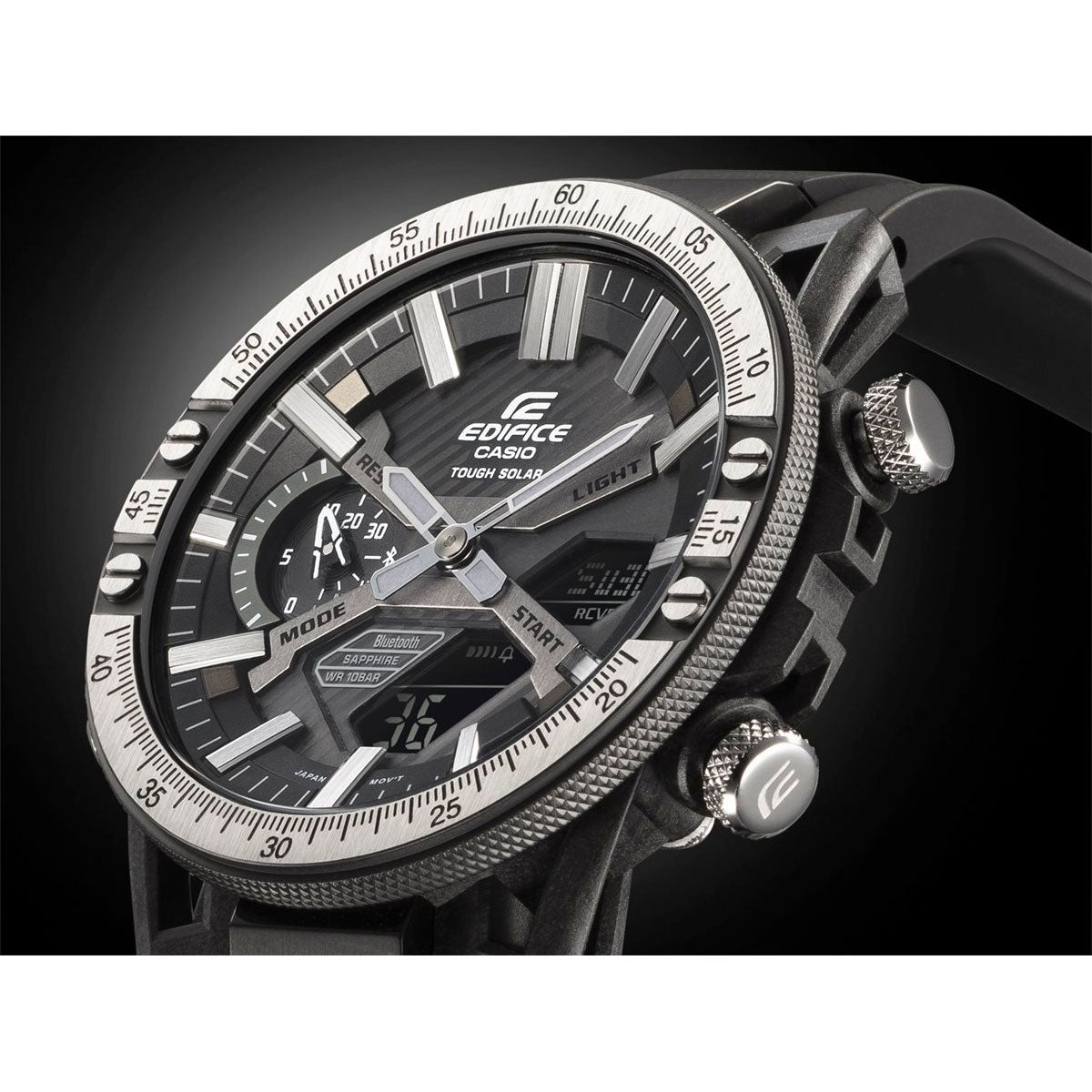 カシオ エディフィス CASIO EDIFICE ソーラー 腕時計 メンズ タフソーラー クロノグラフ ECB-2000YTP-1AJF メカニックツールデザイン スマートフォンリンク