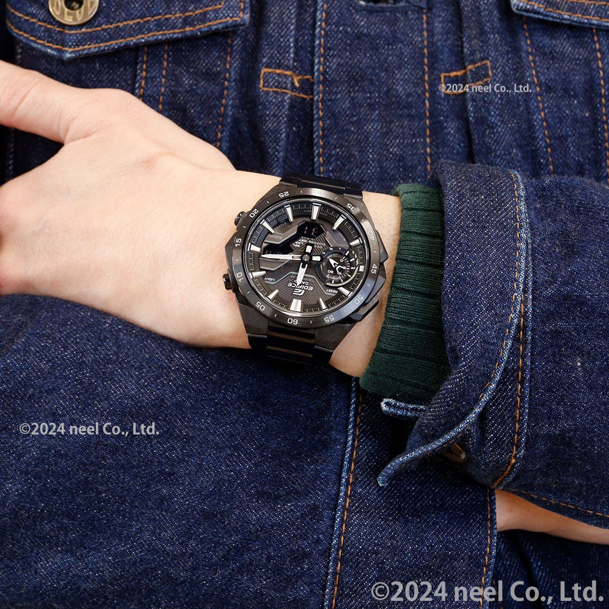 カシオ エディフィス CASIO EDIFICE WINDFLOW ECB-2200YDC-1AJF アナデジ 腕時計 メンズ クロノグラフ ウィンドフロウ スマートフォンリンク
