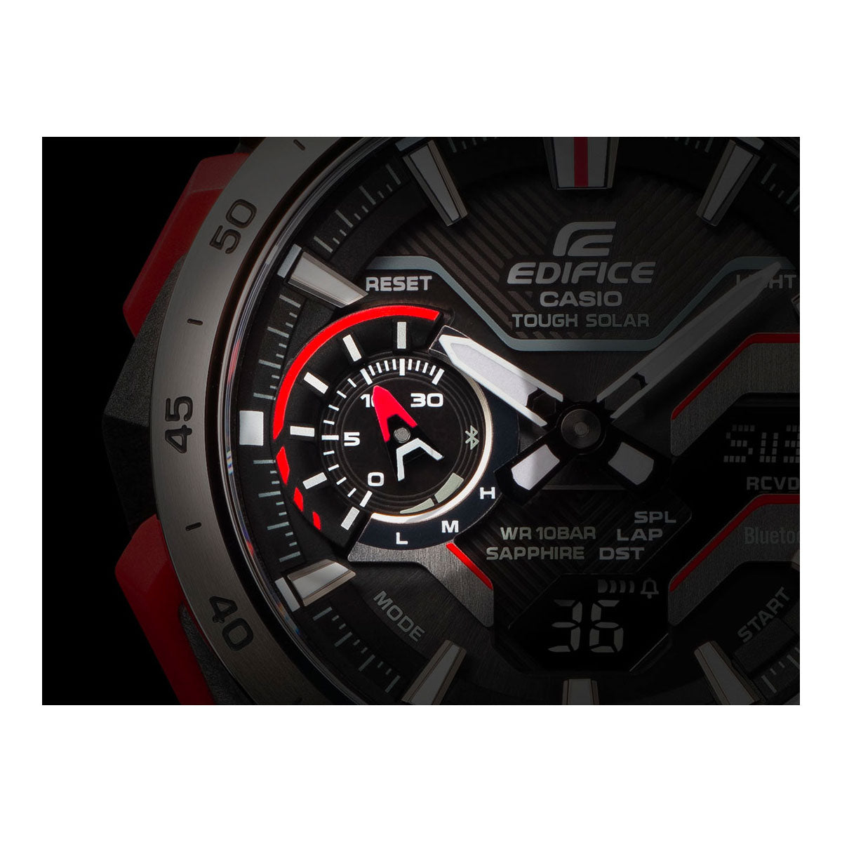 カシオ エディフィス CASIO EDIFICE WINDFLOW ECB-2200YP-1AJF アナデジ 腕時計 メンズ クロノグラフ ウィンドフロウ スマートフォンリンク