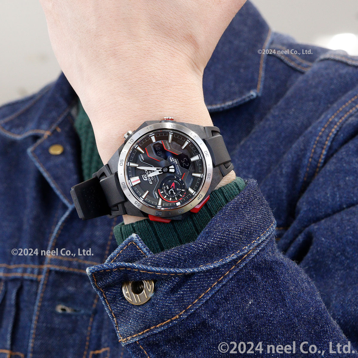 カシオ エディフィス CASIO EDIFICE WINDFLOW ECB-2200YP-1AJF アナデジ 腕時計 メンズ クロノグラフ ウィンドフロウ スマートフォンリンク