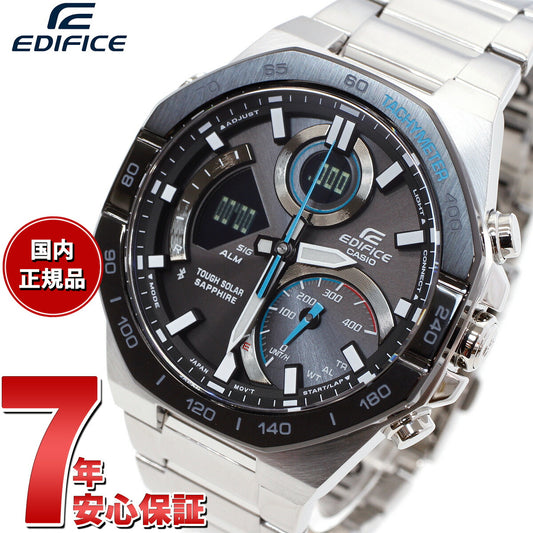 カシオ エディフィス CASIO EDIFICE ソーラー 腕時計 メンズ タフソーラー クロノグラフ ECB-950YDB-1AJF スマートフォンリンク