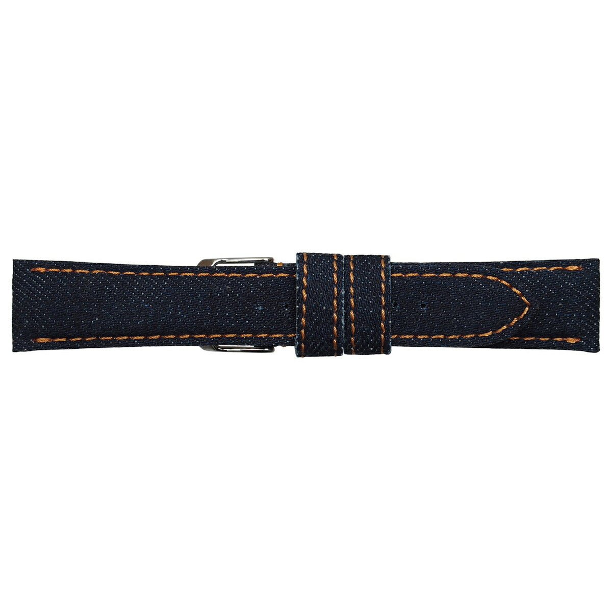 エミッタ Emitta 腕時計 替えバンド ベルト メンズ 岡山デニム デニム 22mm インディゴブルー/シルバー 時計 時計バンド 時計ベルト