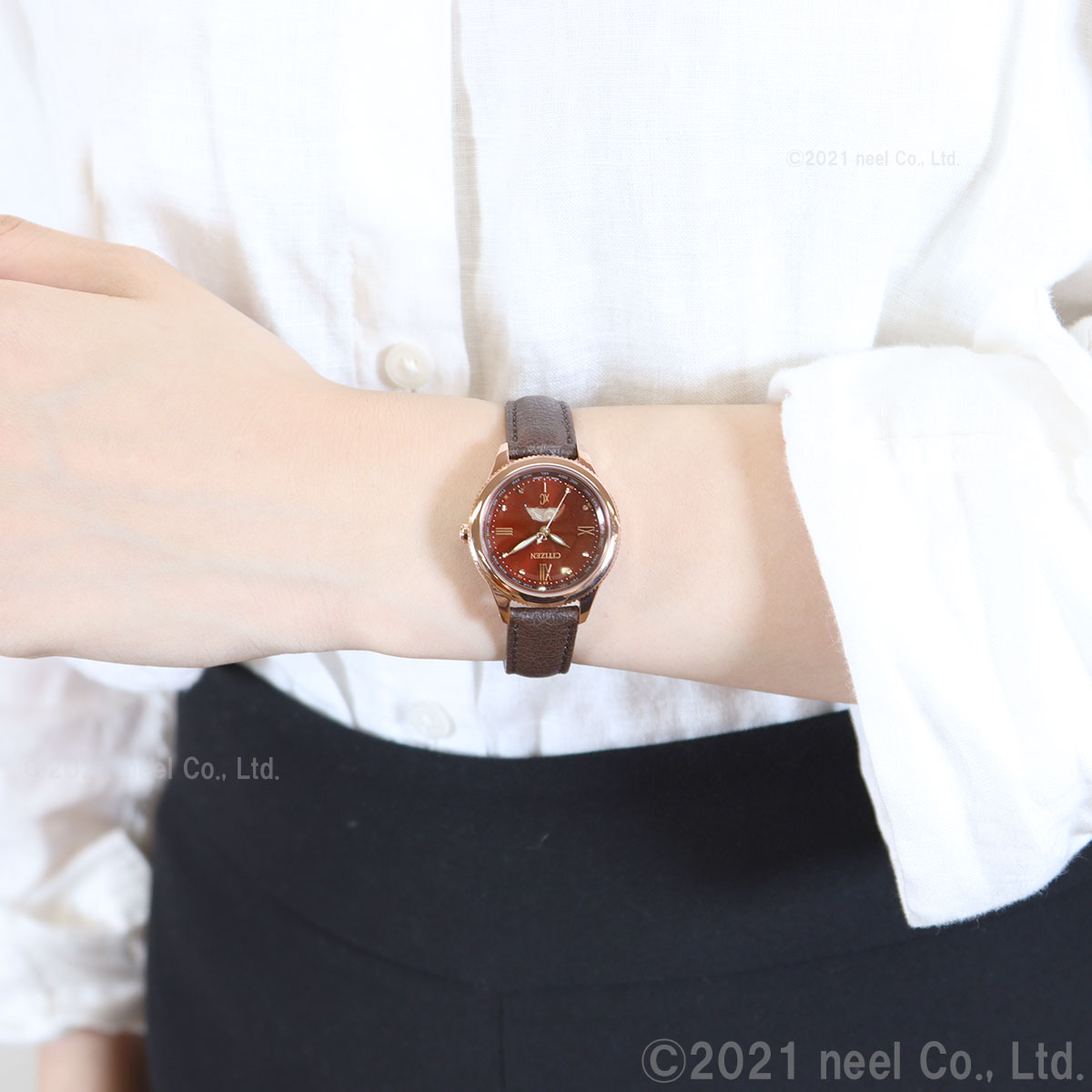 シチズン クロスシー エコドライブ 電波時計 ティタニア ハッピーフライト サン&ムーン 腕時計 レディース CITIZEN xC daichi EE1002-01W